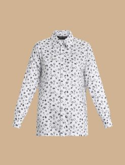 Marina Rinaldi Chemise En Serge Imprime | Blouses Et Chemises