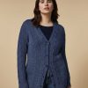 Marina Rinaldi Cardigan En Fil Lurex | Tricots