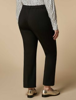 Marina Rinaldi Pantalon Evase En Coton Melange | Pantalon