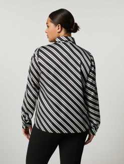 Marina Rinaldi Chemise En Satin Imprime | Blouses Et Chemises