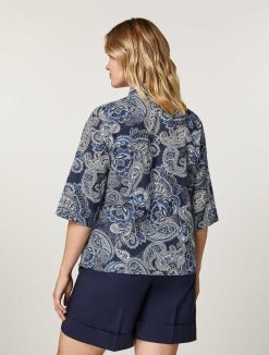 Marina Rinaldi Chemise En Mousseline De Coton | Blouses Et Chemises