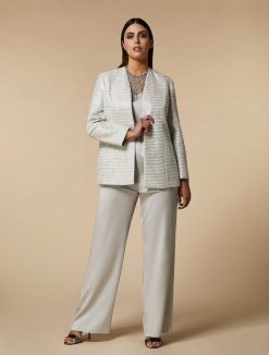 Marina Rinaldi Pantalon Envers En Satin | Costumes Formels