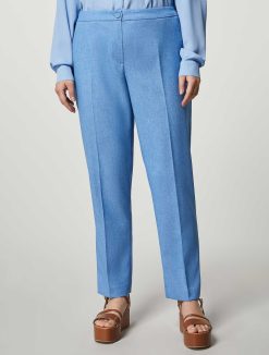 Marina Rinaldi Pantalon Slim Aspect Basket | Pantalon