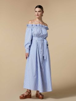 Marina Rinaldi Robe En Popeline Rayee | Robes