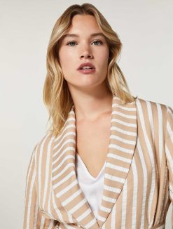 Marina Rinaldi Veste En Viscose Jacquard | Veste Et Blazers