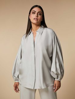 Marina Rinaldi Chemise Habotai En Soie | Blouses Et Chemises