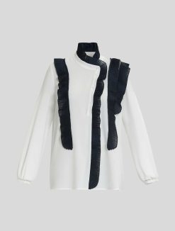 Marina Rinaldi Blouse Tissu Fluide | Blouses Et Chemises