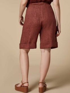 Marina Rinaldi Bermuda En Lin Leger | Pantalon