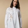 Marina Rinaldi Tunique En Popeline Brodee | Blouses Et Chemises