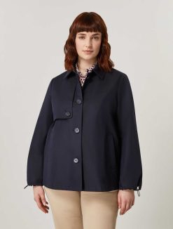 Marina Rinaldi Trench-Coat En Taffetas Deperlant | Manteaux Et Trenchs