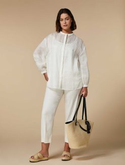 Marina Rinaldi Chemise En Toile Ramie | Blouses Et Chemises