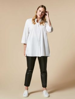 Marina Rinaldi Chemise En Popeline Extensible | Blouses Et Chemises