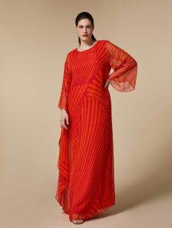 Marina Rinaldi Robe En Georgette Imprimee | Vetements De Ceremonie