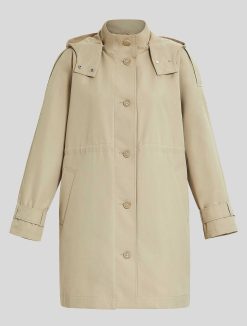 Marina Rinaldi Trench-Coat En Coton Deperlant | Manteaux Et Trenchs