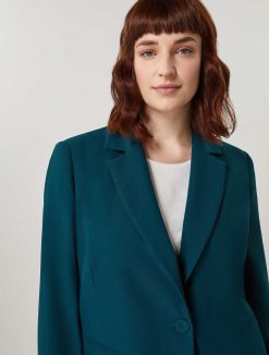 Marina Rinaldi Blazer Crepe Envers Satin | Veste Et Blazers