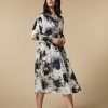 Marina Rinaldi Robe En Crepe De Chine De Soie | Robes