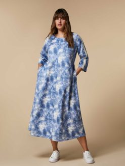 Marina Rinaldi Robe En Jersey De Plongee | Robes