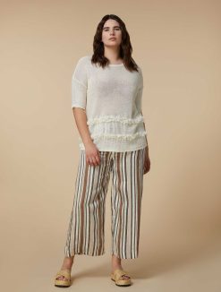 Marina Rinaldi Pantalon En Lin Et Nylon | Pantalon