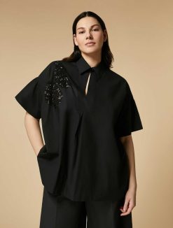 Marina Rinaldi Chemise En Popeline | Blouses Et Chemises