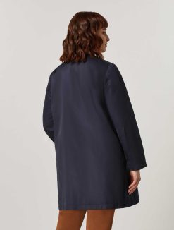 Marina Rinaldi Trench-Coat En Satin Deperlant | Manteaux Et Trenchs