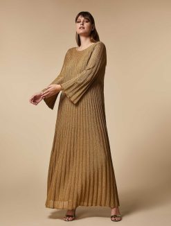 Marina Rinaldi Robe En Fil Lurex | Des Vetements Formels