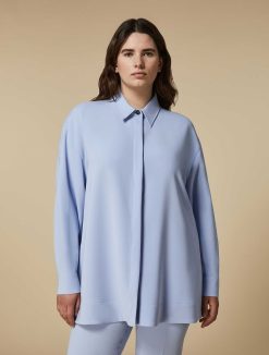 Marina Rinaldi Tunique En Cady Triacetate | Blouses Et Chemises