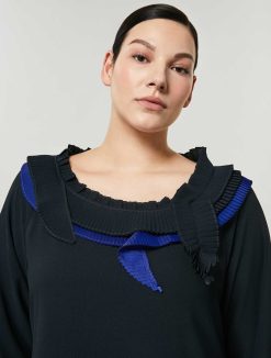 Marina Rinaldi Robe En Tissu Fluide | Des Vetements Formels