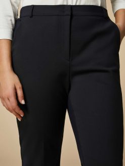 Marina Rinaldi Pantalon Evase En Coton Melange | Pantalon