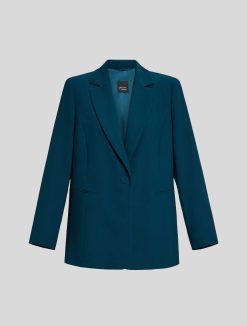 Marina Rinaldi Blazer Crepe Envers Satin | Veste Et Blazers