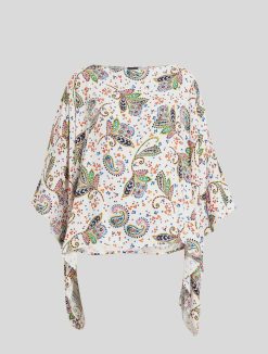 Marina Rinaldi Poncho En Satin De Viscose | Autres Accessoires