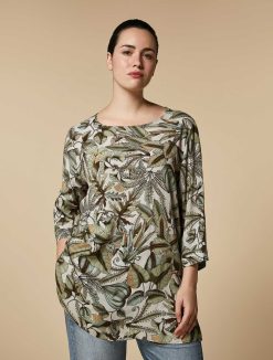 Marina Rinaldi Blouse Marocaine Viscose | Blouses Et Chemises