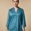 Marina Rinaldi Chemise En Popeline De Coton Melange | Blouses Et Chemises