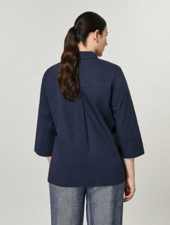 Marina Rinaldi Tunique En Popeline De Coton | Blouses Et Chemises