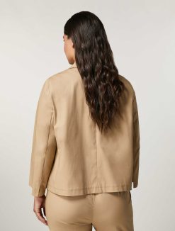 Marina Rinaldi Veste En Gabardine De Coton | Veste Et Blazers