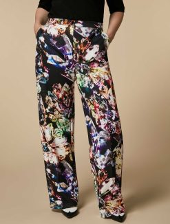 Marina Rinaldi Pantalon En Neoprene Imprime | Pantalon