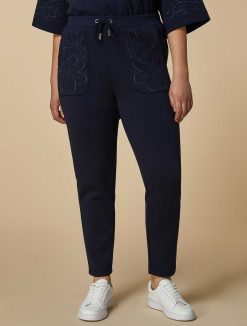 Marina Rinaldi Pantalon De Jogging En Jersey Brode | Pantalon