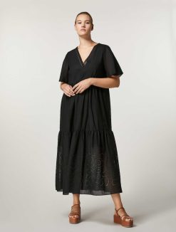 Marina Rinaldi Robe En Voile De Coton | Robes