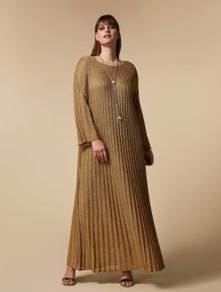 Marina Rinaldi Robe En Fil Lurex | Des Vetements Formels