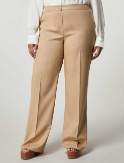 Marina Rinaldi Pantalon Palazzo Aspect Basket | Pantalon