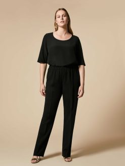 Marina Rinaldi Pantalon Classique En Cady De Triacetate | Pantalon