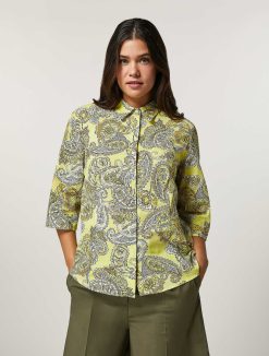 Marina Rinaldi Chemise En Mousseline De Coton | Blouses Et Chemises