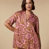 Marina Rinaldi Chemise En Satin Imprime | Blouses Et Chemises