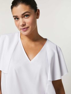 Marina Rinaldi Blouse En Popeline De Coton | Blouses Et Chemises