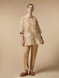 Marina Rinaldi Chemise En Voile Imprime | Blouses Et Chemises