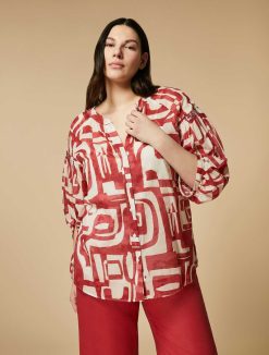 Marina Rinaldi Chemise En Voile De Coton | Blouses Et Chemises