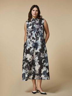 Marina Rinaldi Robe En Popeline De Coton | Robes