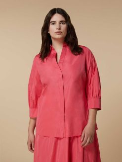 Marina Rinaldi Chemise En Taffetas | Blouses Et Chemises