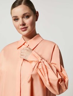 Marina Rinaldi Chemise En Popeline De Coton | Blouses Et Chemises