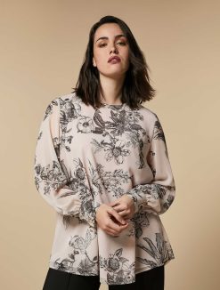 Marina Rinaldi Tunique En Georgette Imprimee | Blouses Et Chemises