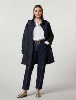 Marina Rinaldi Trench-Coat En Coton Deperlant | Manteaux Et Trenchs